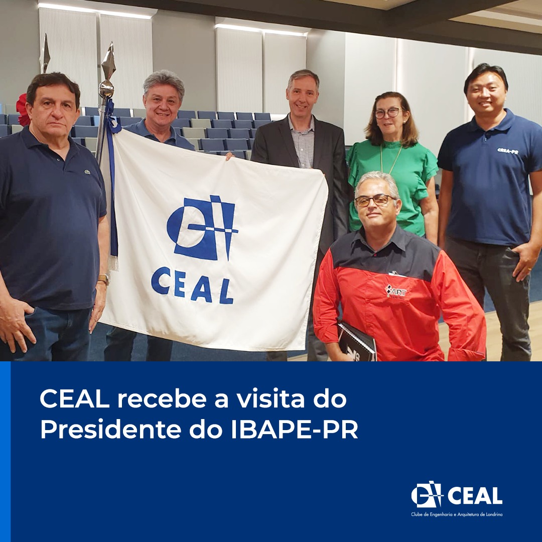 CEAL recebe a visita do Presidente do IBAPE-PR